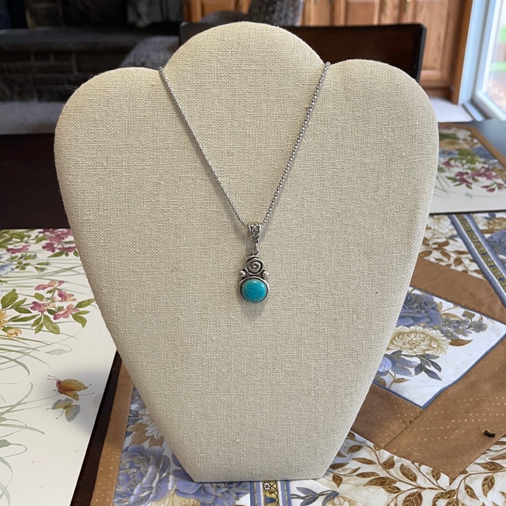 MEDIUM PADDED NECKLACE / EARRING DISPLAY STAND - Picture 3 of 3